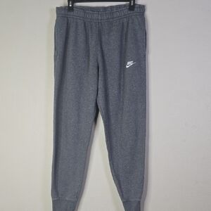 Nike Charcoal  Elastic Waistband Drawstring Sweatpants Size M
